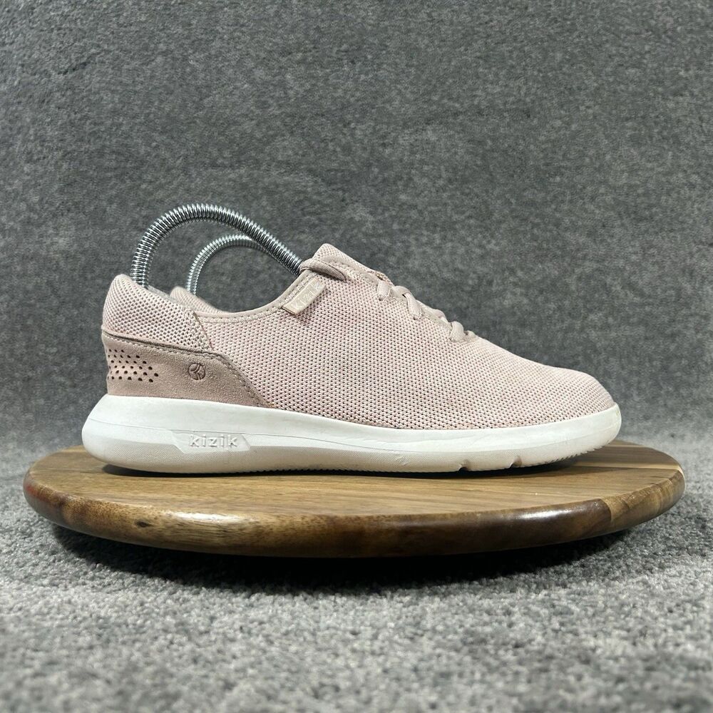 Kizik Madrid Eco-Knit Womens Size 7.5 Pink Athletic Running Shoes Used